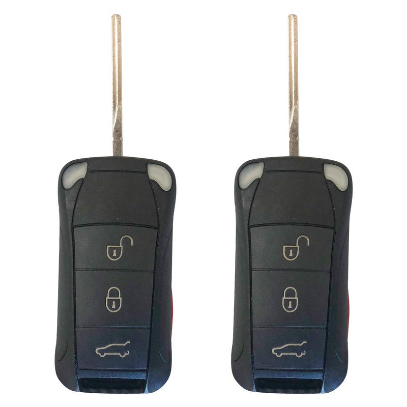 AUTO KEY MAX بديل لمفتاح سيارة بورش كايين 2006 2007 2008 2009 2010 2011 عن بُعد KR55WK45032، بواسطة AUTOKEYMAX (زوج) - Image 1